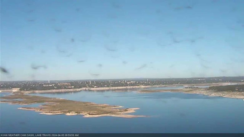 Lake Travis webcam, April 5, 2024 9:00 AM CT