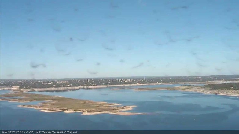 Lake Travis webcam, April 5, 2024 9:25 AM CT
