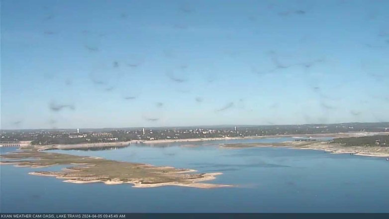 Lake Travis webcam, April 5, 2024 9:45 AM CT