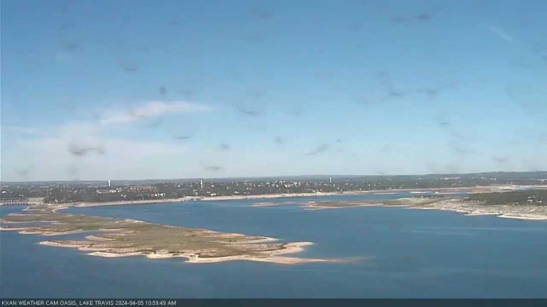 Lake Travis webcam, April 5, 2024 11:00 AM CT