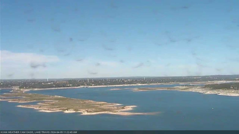 Lake Travis webcam, April 5, 2024 11:25 AM CT
