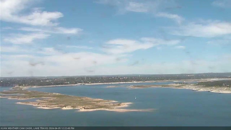 Lake Travis webcam, April 5, 2024 12:25 PM CT
