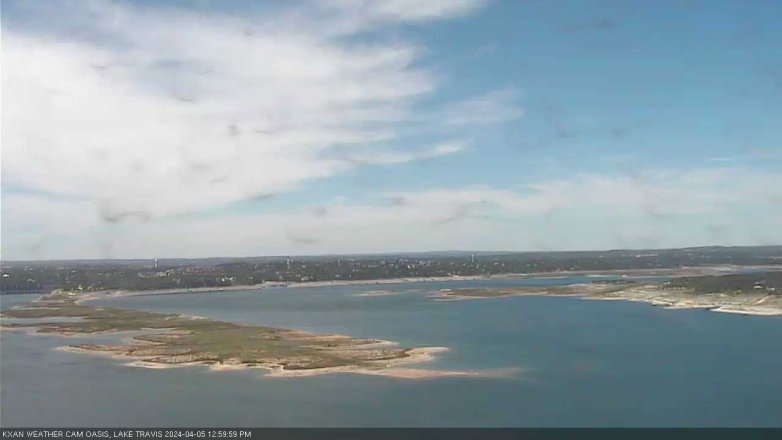 Lake Travis webcam, April 5, 2024 1:00 PM CT