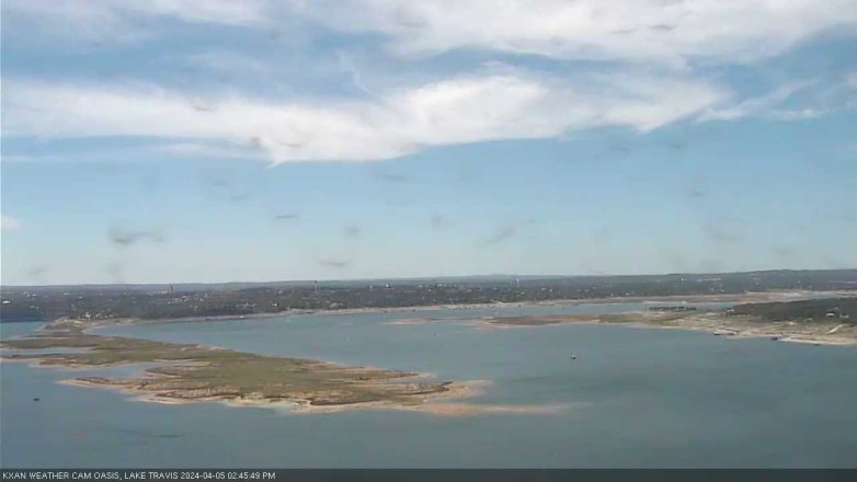 Lake Travis webcam, April 5, 2024 2:45 PM CT