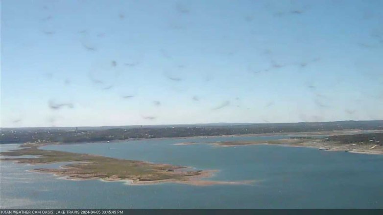 Lake Travis webcam, April 5, 2024 3:45 PM CT