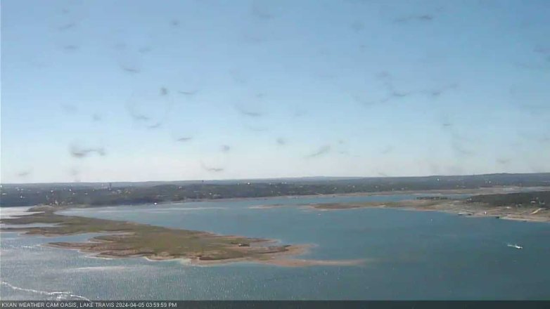 Lake Travis webcam, April 5, 2024 4:00 PM CT