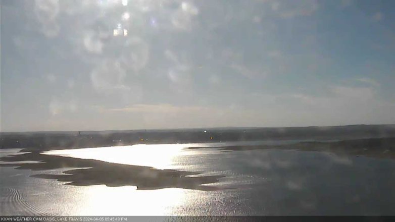 Lake Travis webcam, April 5, 2024 5:45 PM CT