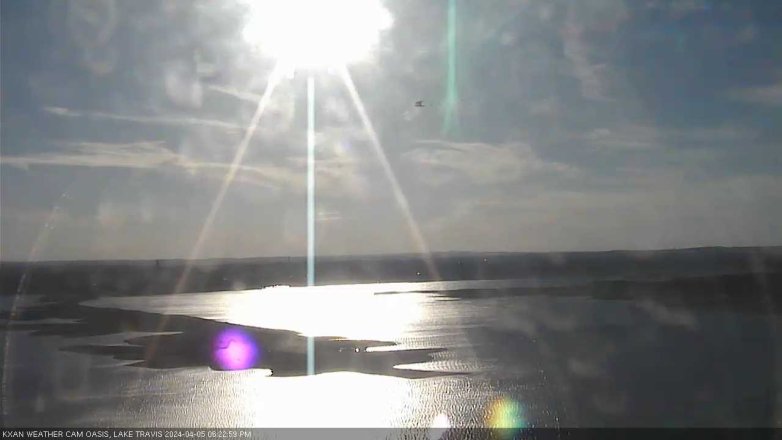 Lake Travis webcam, April 5, 2024 6:25 PM CT