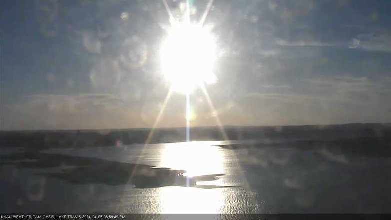 Lake Travis webcam, April 5, 2024 7:00 PM CT