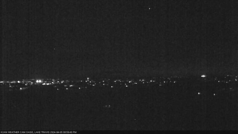 Lake Travis webcam, April 5, 2024 9:00 PM CT