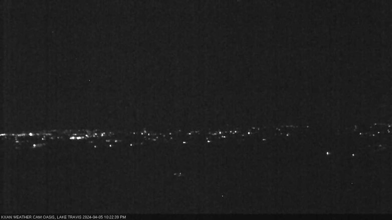 Lake Travis webcam, April 5, 2024 10:25 PM CT