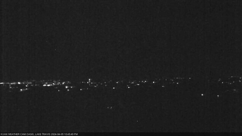 Lake Travis webcam, April 5, 2024 10:45 PM CT