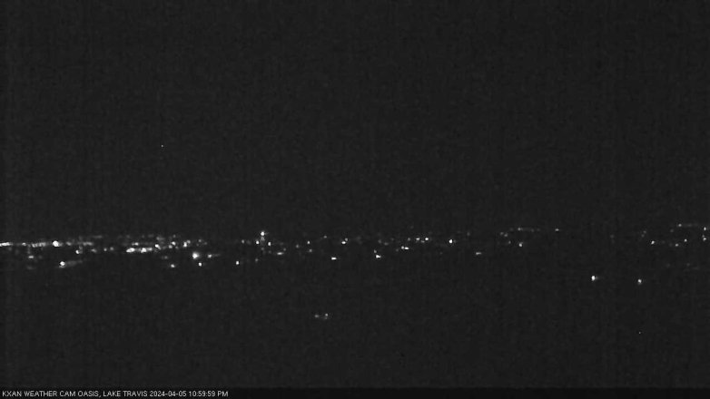 Lake Travis webcam, April 5, 2024 11:00 PM CT