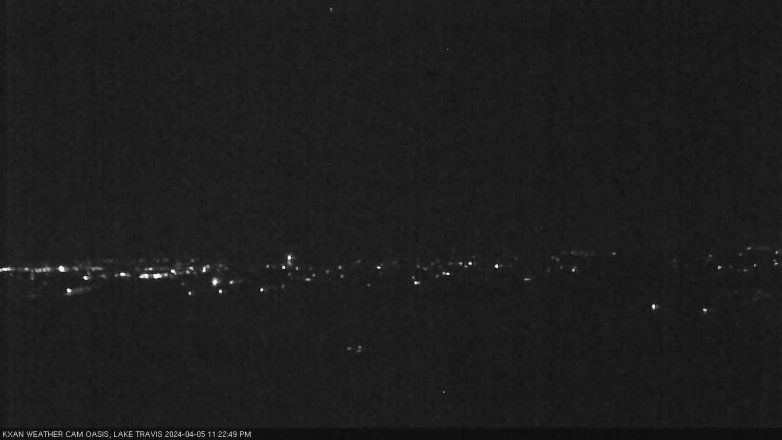 Lake Travis webcam, April 5, 2024 11:25 PM CT