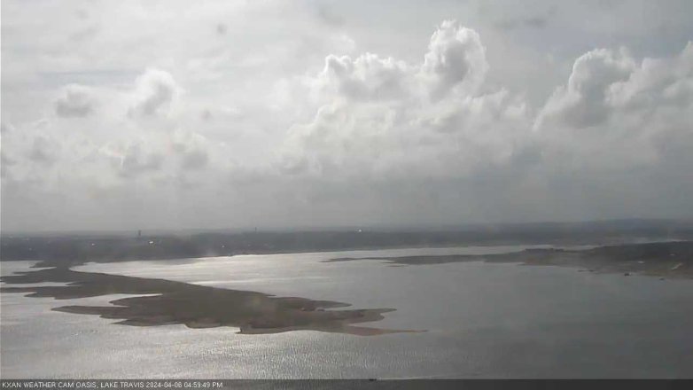 Lake Travis webcam, April 6, 2024 5:00 PM CT