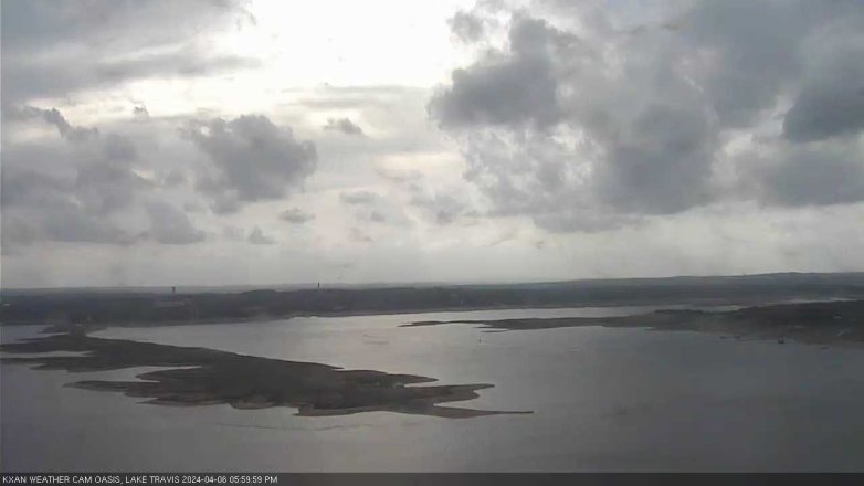 Lake Travis webcam, April 6, 2024 6:00 PM CT