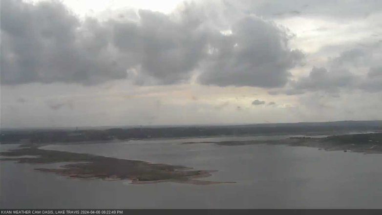 Lake Travis webcam, April 6, 2024 6:25 PM CT