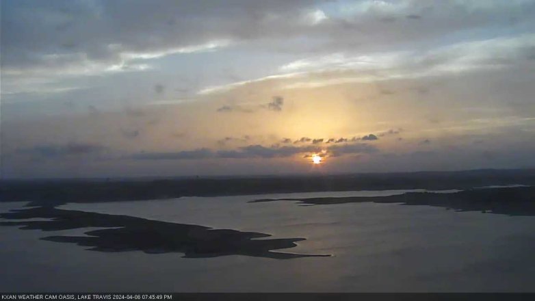 Lake Travis webcam, April 6, 2024 7:45 PM CT