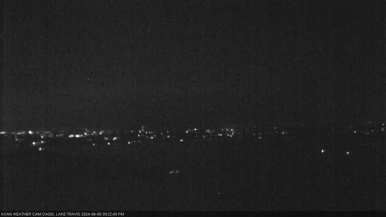 Lake Travis webcam, April 6, 2024 9:25 PM CT
