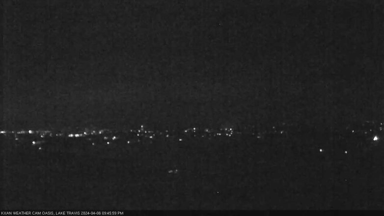 Lake Travis webcam, April 6, 2024 9:45 PM CT