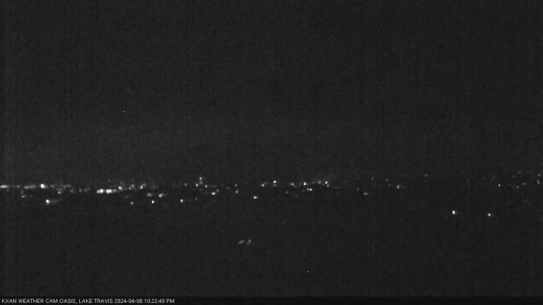Lake Travis webcam, April 6, 2024 10:25 PM CT