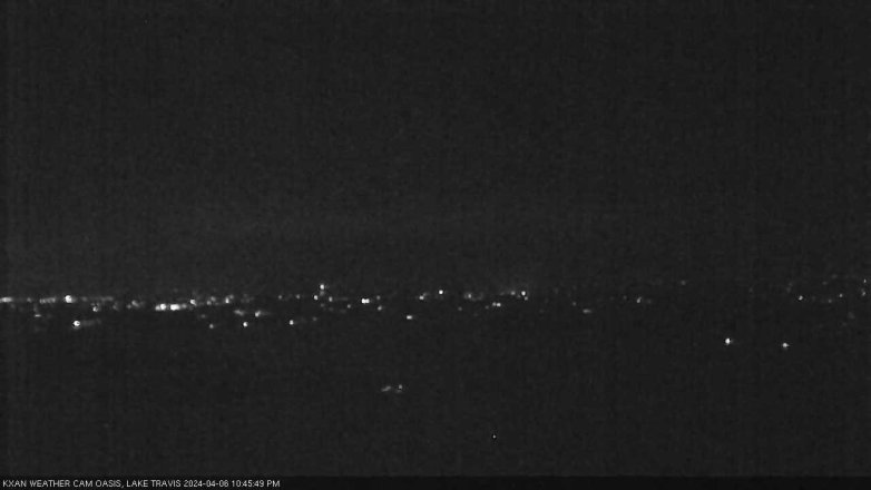 Lake Travis webcam, April 6, 2024 10:45 PM CT
