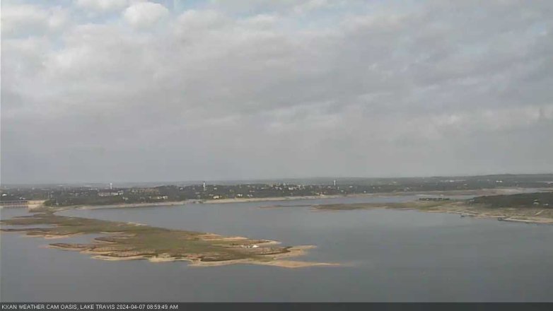 Lake Travis webcam, April 7, 2024 9:00 AM CT