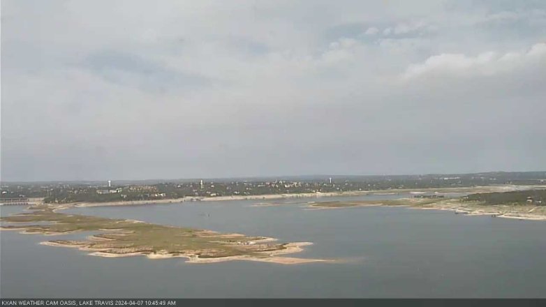 Lake Travis webcam, April 7, 2024 10:45 AM CT