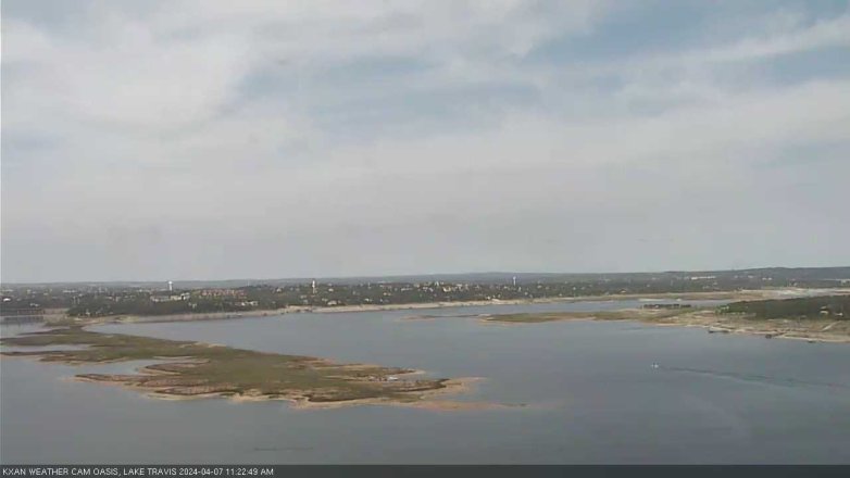 Lake Travis webcam, April 7, 2024 11:25 AM CT