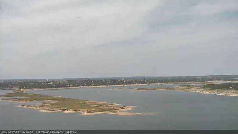 Lake Travis webcam, April 7, 2024 12:00 PM CT