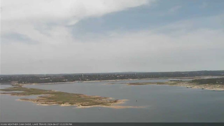 Lake Travis webcam, April 7, 2024 12:25 PM CT
