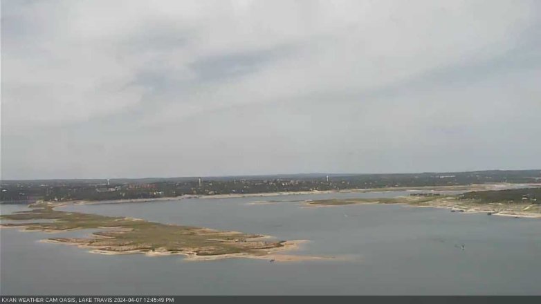 Lake Travis webcam, April 7, 2024 12:45 PM CT