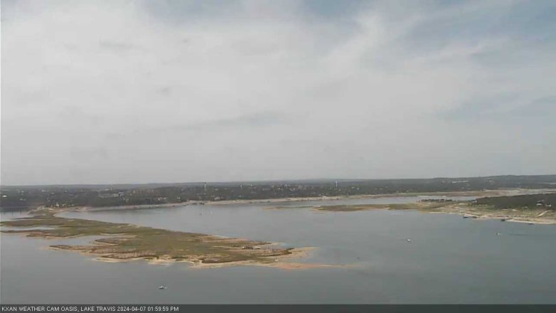 Lake Travis webcam, April 7, 2024 2:00 PM CT
