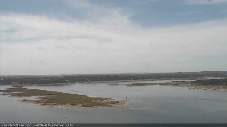 Lake Travis webcam, April 7, 2024 3:25 PM CT