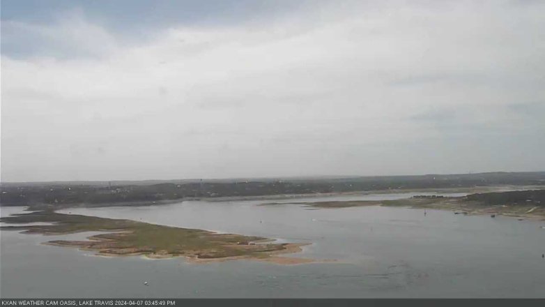 Lake Travis webcam, April 7, 2024 3:45 PM CT