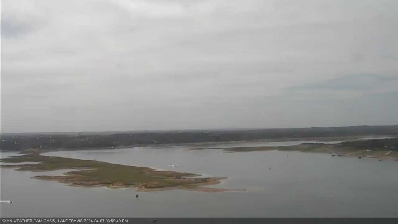 Lake Travis webcam, April 7, 2024 4:00 PM CT