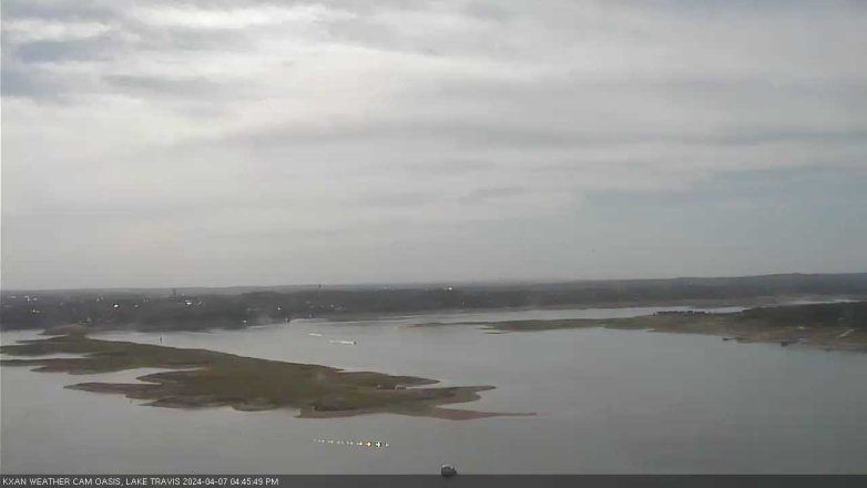 Lake Travis webcam, April 7, 2024 4:45 PM CT