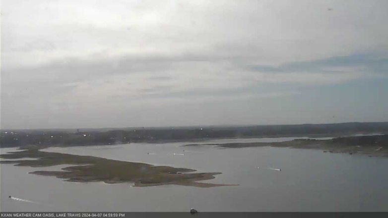 Lake Travis webcam, April 7, 2024 5:00 PM CT