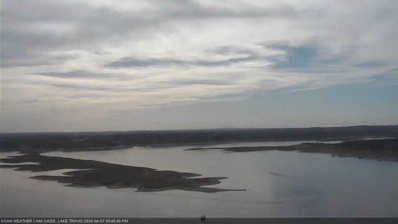 Lake Travis webcam, April 7, 2024 5:45 PM CT