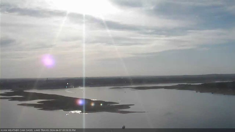 Lake Travis webcam, April 7, 2024 6:00 PM CT