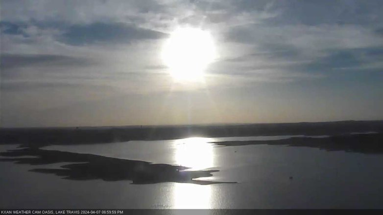 Lake Travis webcam, April 7, 2024 7:00 PM CT