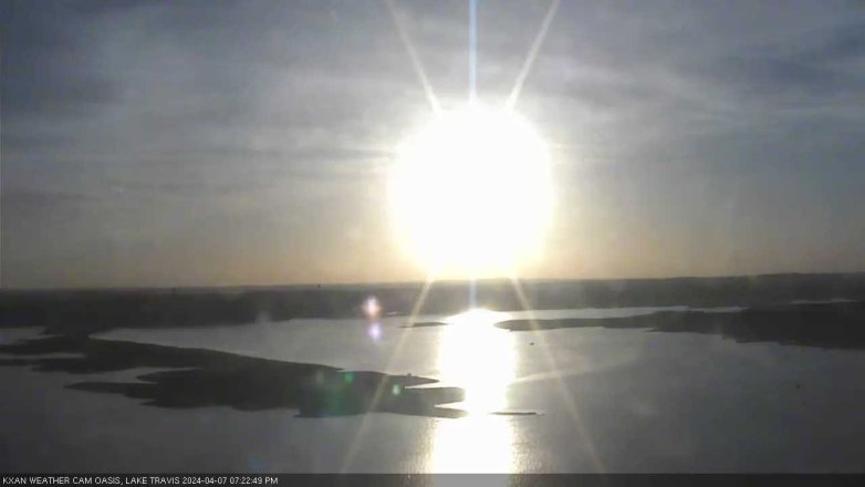 Lake Travis webcam, April 7, 2024 7:25 PM CT