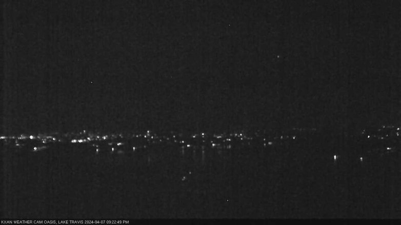 Lake Travis webcam, April 7, 2024 9:25 PM CT