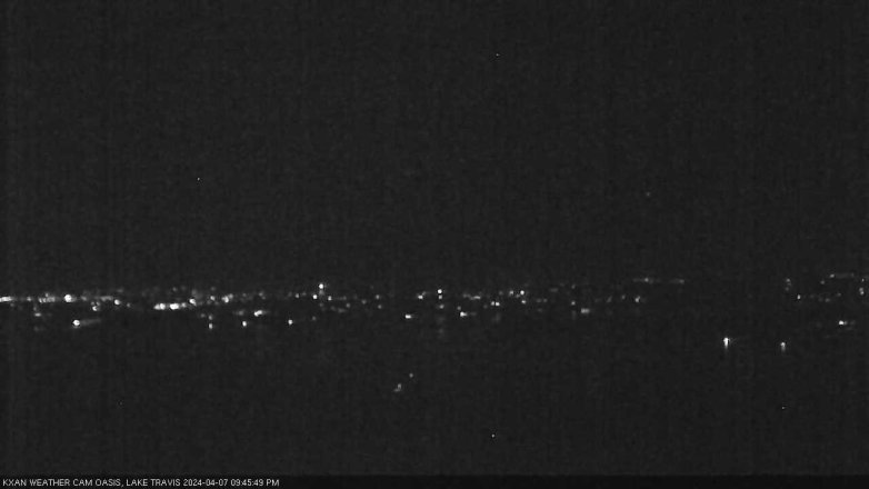Lake Travis webcam, April 7, 2024 9:45 PM CT