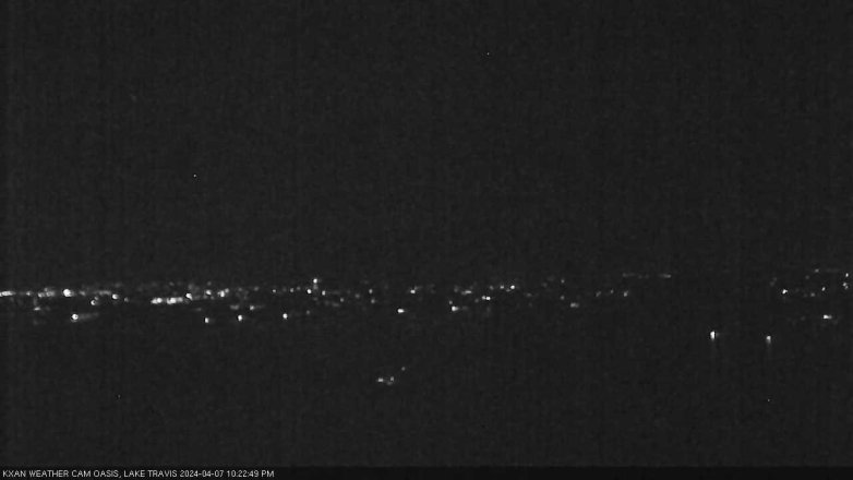 Lake Travis webcam, April 7, 2024 10:25 PM CT