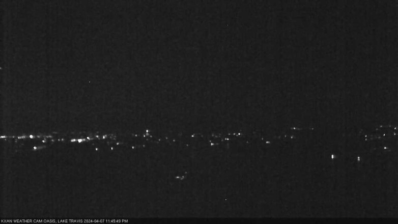 Lake Travis webcam, April 7, 2024 11:45 PM CT