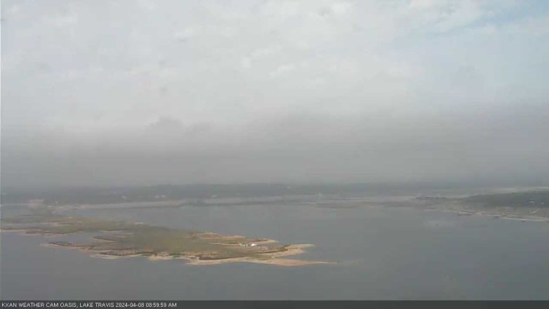 Lake Travis webcam, April 8, 2024 9:00 AM CT