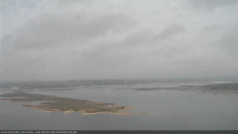 Lake Travis webcam, April 8, 2024 9:25 AM CT