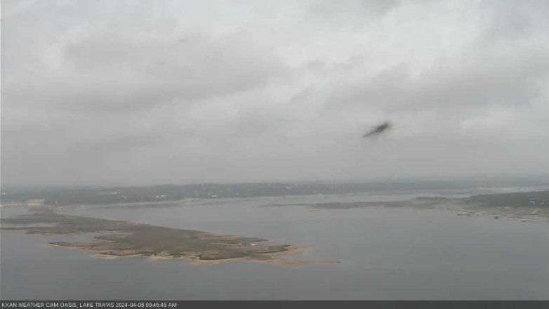 Lake Travis webcam, April 8, 2024 9:45 AM CT