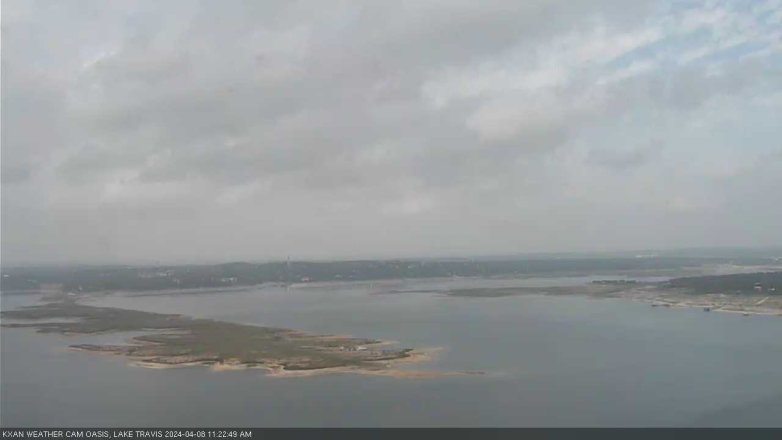 Lake Travis webcam, April 8, 2024 11:25 AM CT